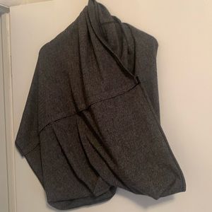 Lulu lemon OS gray herringbone vinyasa scarf